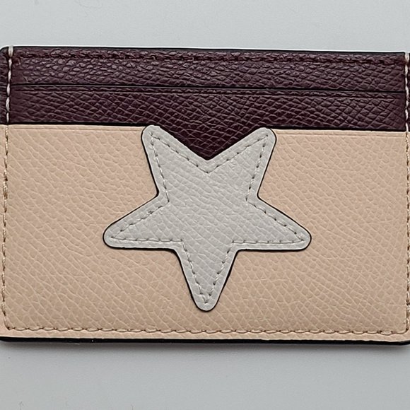 Coach Star Card Case NWT New - Picture 1 of 2